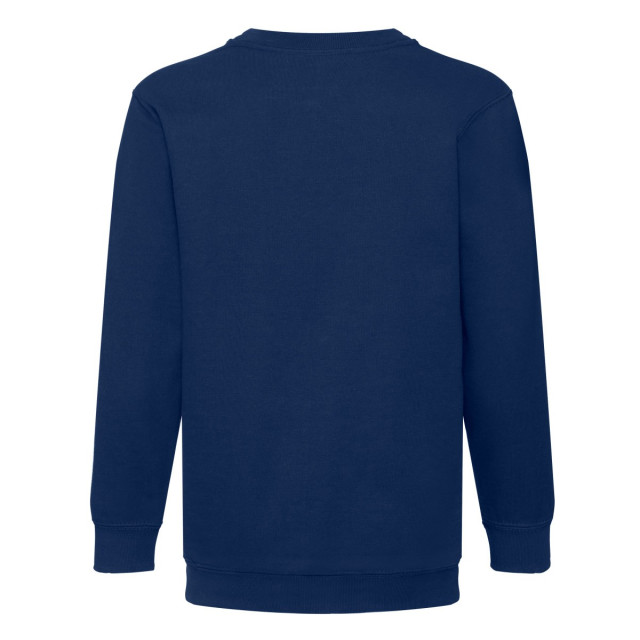 Fruit of the Loom Kinder/kids klassiek sweatshirt met inzet UTLT1866_navy large