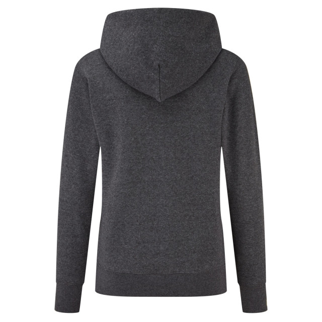 Fruit of the Loom Dames classic heather hoodie UTLT1869_darkgrey large