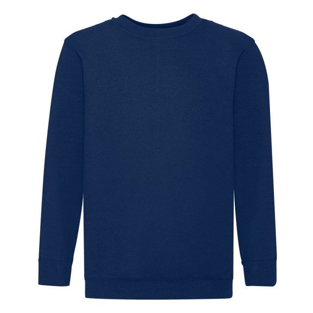 Fruit of the Loom Kinder/kids klassiek sweatshirt met inzet UTLT1866_navy large