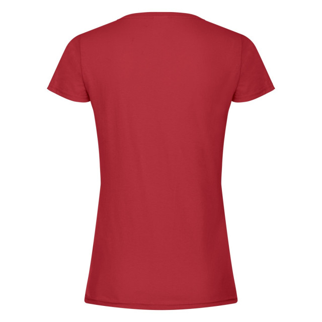 Fruit of the Loom Dames origineel katoenen t-shirt UTLT1836_red large