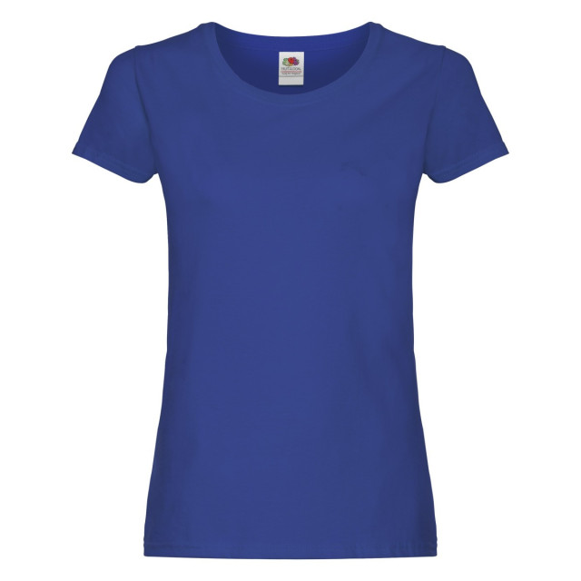 Fruit of the Loom Dames origineel katoenen t-shirt UTLT1836_royalblue large