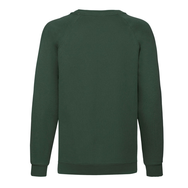 Fruit of the Loom Klassiek raglan sweatshirt voor kinderen/kinderen UTLT1841_bottlegreen large