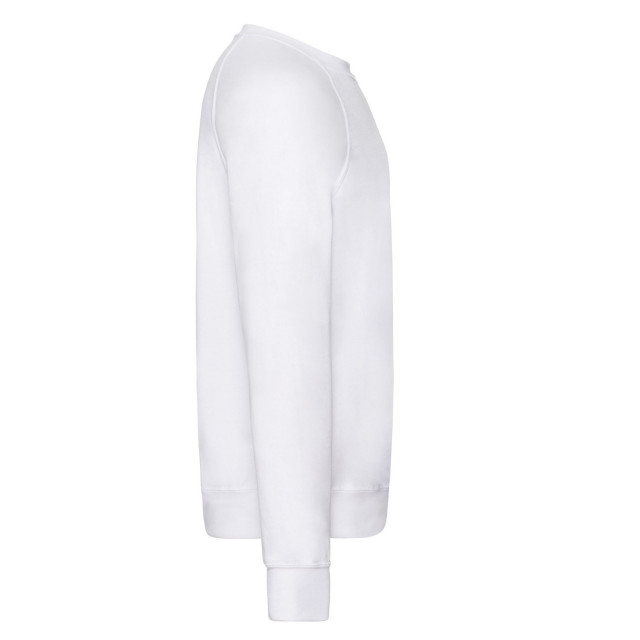 Fruit of the Loom Unisex lichtgewicht raglan sweatshirt voor volwassenen UTLT1851_white large