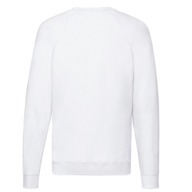 Fruit of the Loom Unisex lichtgewicht raglan sweatshirt voor volwassenen UTLT1851_white large