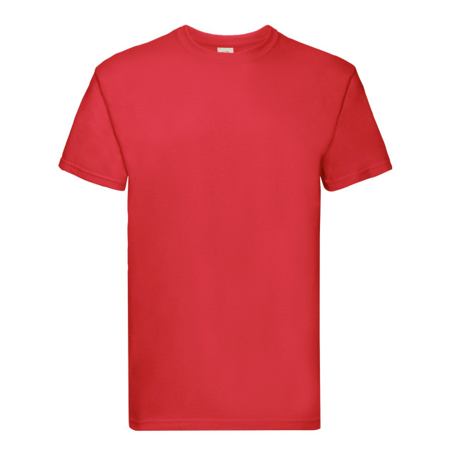 Fruit of the Loom Unisex super premium t-shirt voor volwassenen UTLT1780_red large