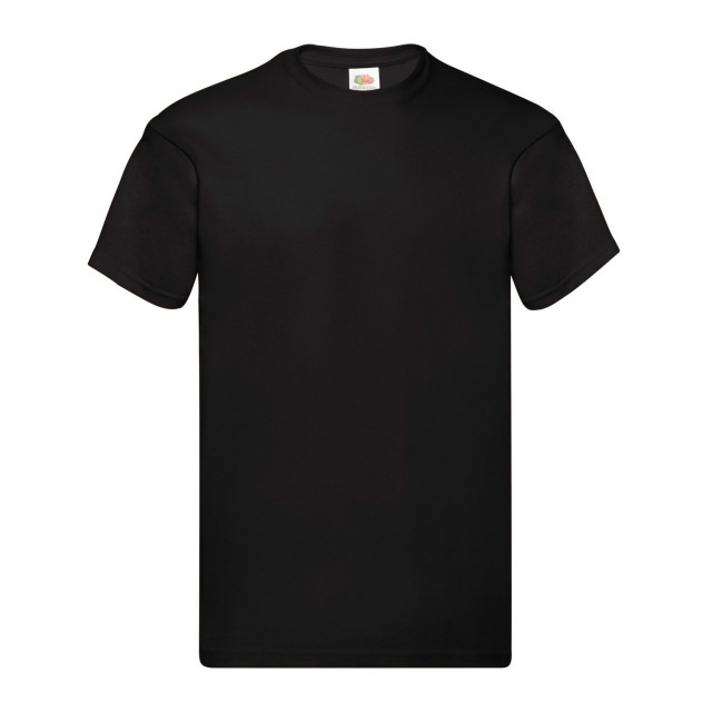 Fruit of the Loom Unisex origineel katoenen t-shirt voor volwassenen UTLT1822_black large