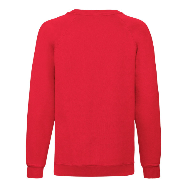 Fruit of the Loom Klassiek raglan sweatshirt voor kinderen/kinderen UTLT1841_red large