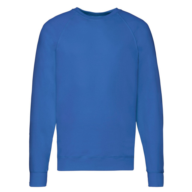 Fruit of the Loom Unisex lichtgewicht raglan sweatshirt voor volwassenen UTLT1851_royalblue large