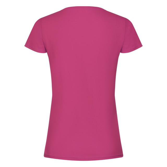 Fruit of the Loom Dames origineel katoenen t-shirt UTLT1836_fuchsia large