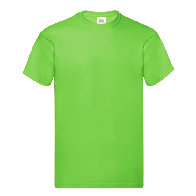 Fruit of the Loom Unisex origineel katoenen t-shirt voor volwassenen UTLT1822_lime large