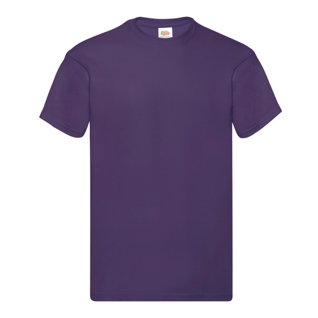 Fruit of the Loom Unisex origineel katoenen t-shirt voor volwassenen UTLT1822_purple large