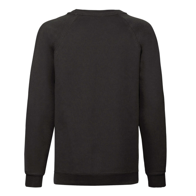 Fruit of the Loom Klassiek raglan sweatshirt voor kinderen/kinderen UTLT1841_black large