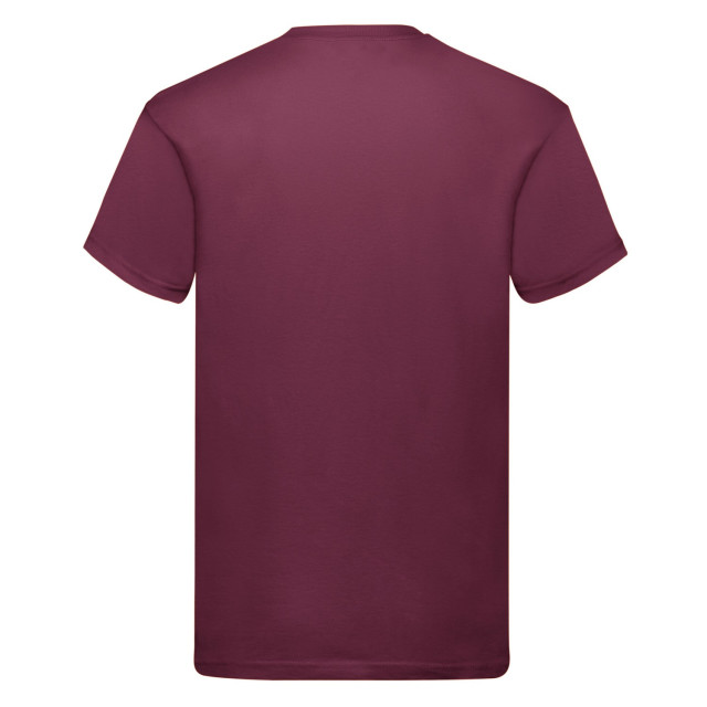 Fruit of the Loom Unisex origineel katoenen t-shirt voor volwassenen UTLT1822_burgundy large