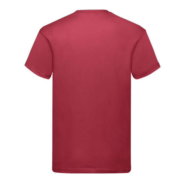 Fruit of the Loom Unisex origineel katoenen t-shirt voor volwassenen UTLT1822_brickred large