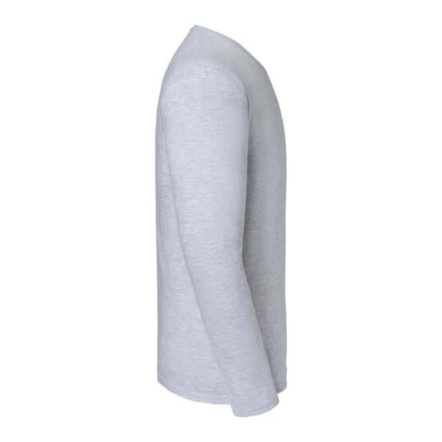 Fruit of the Loom Unisex adult iconic heather t-shirt met lange mouwen UTLT1786_heathergrey large
