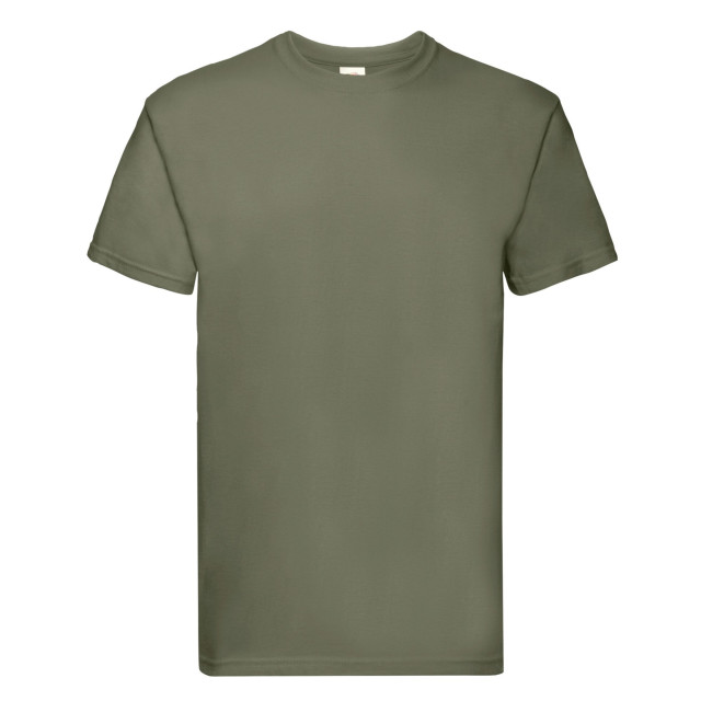 Fruit of the Loom Unisex super premium t-shirt voor volwassenen UTLT1780_classicolive large