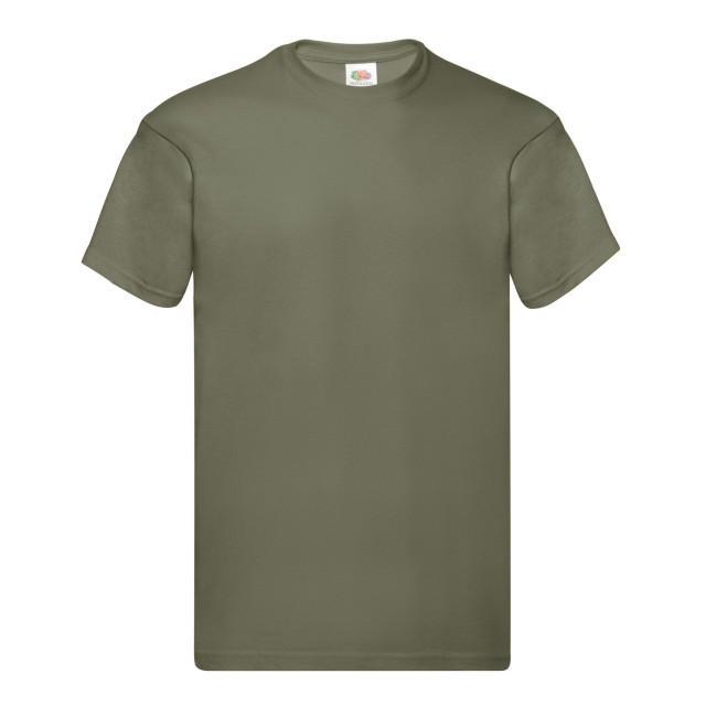 Fruit of the Loom Unisex origineel katoenen t-shirt voor volwassenen UTLT1822_classicolive large
