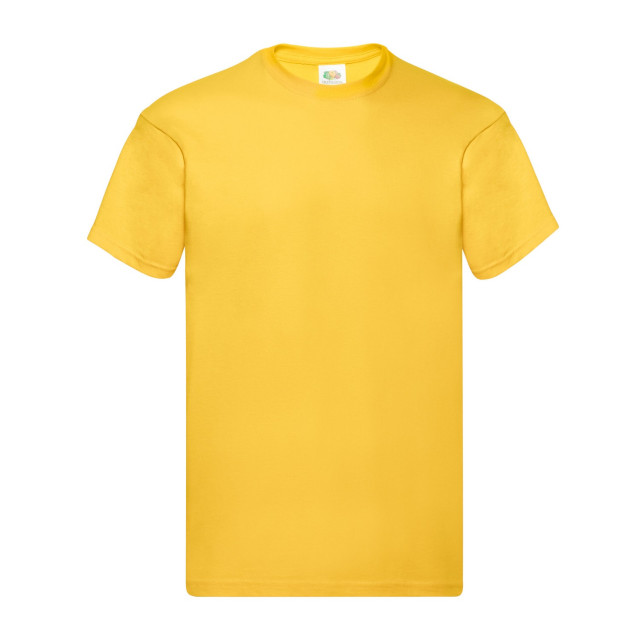 Fruit of the Loom Unisex origineel katoenen t-shirt voor volwassenen UTLT1822_sunflower large