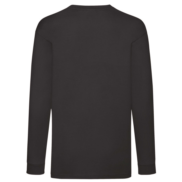 Fruit of the Loom Kinder/kids valueweight t-shirt met lange mouwen UTLT1785_black large