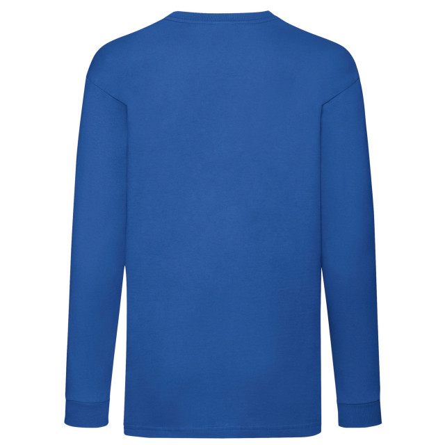 Fruit of the Loom Kinder/kids valueweight t-shirt met lange mouwen UTLT1785_royalblue large