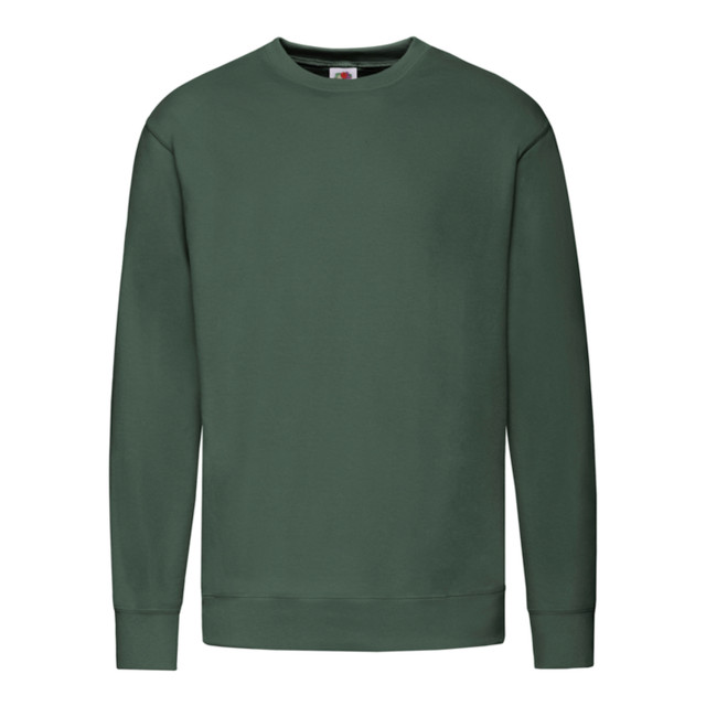 Fruit of the Loom Uniseks lichtgewicht sweatshirt met inzet voor volwassenen UTLT1718_bottlegreen large