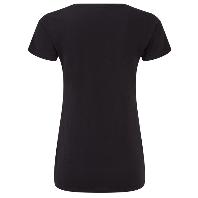 Fruit of the Loom Dames iconic 150 v hals t-shirt UTLT1746_black large