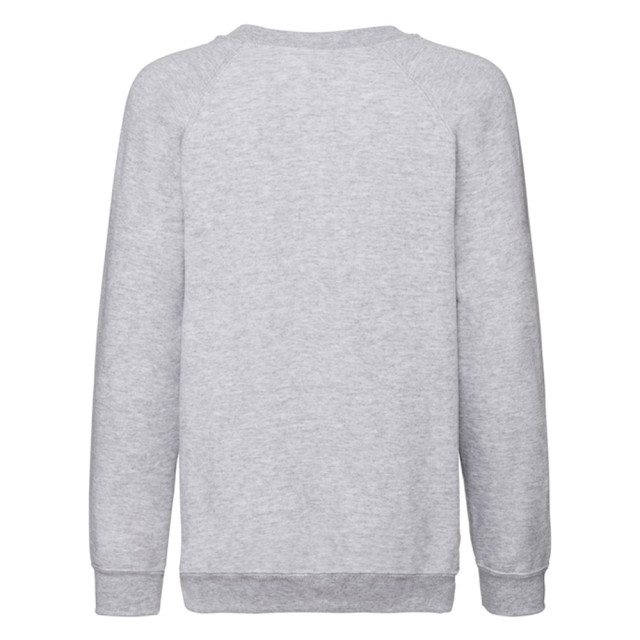 Fruit of the Loom Kinder/kids klassiek heather raglan sweatshirt UTLT1627_heathergrey large