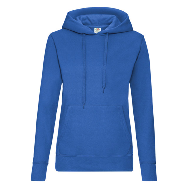 Fruit of the Loom Dames klassieke hoodie UTLT1648_royalblue large Fruit of the Loom Dames klassieke hoodie UTLT1648_royalblue large