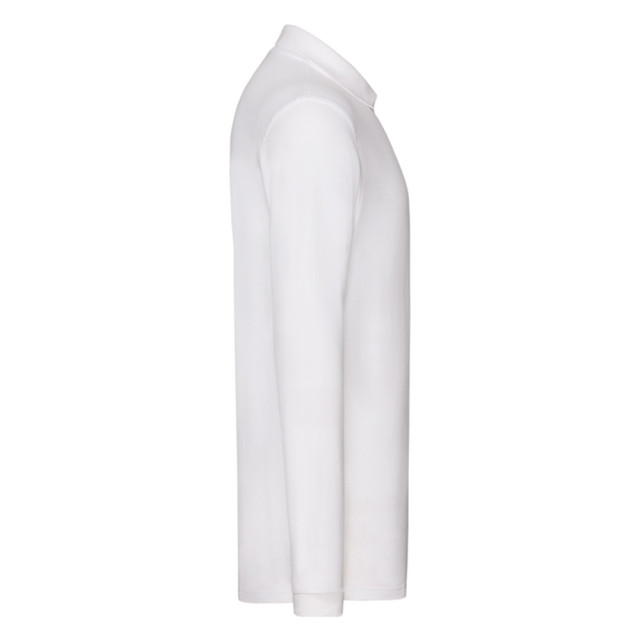 Fruit of the Loom Heren premium poloshirt met lange mouwen UTLT1617_white large