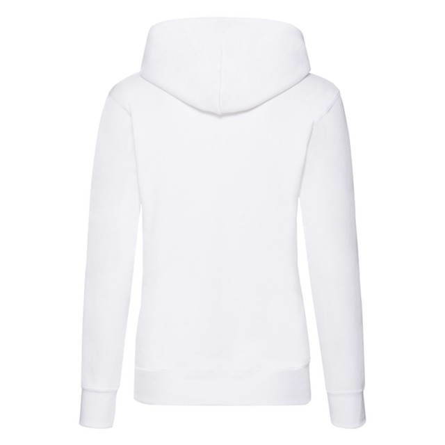 Fruit of the Loom Dames klassieke hoodie UTLT1648_white large Fruit of the Loom Dames klassieke hoodie UTLT1648_white large