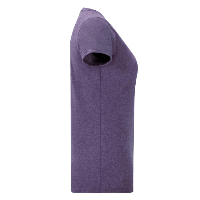 Fruit of the Loom Dames iconic heather t-shirt UTLT1500_heatherpurple large