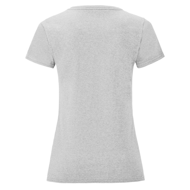 Fruit of the Loom Vrouwen/dames iconisch t-shirt UTLT1550_heathergrey large