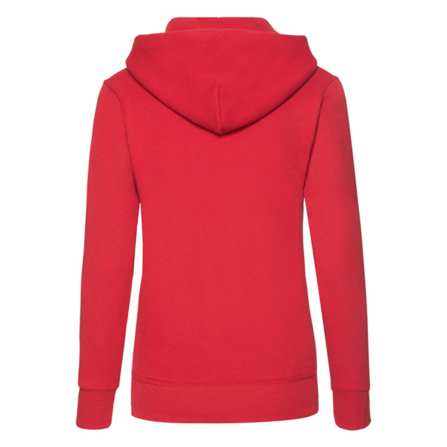 Fruit of the Loom Dames klassieke hoodie UTLT1648_red large