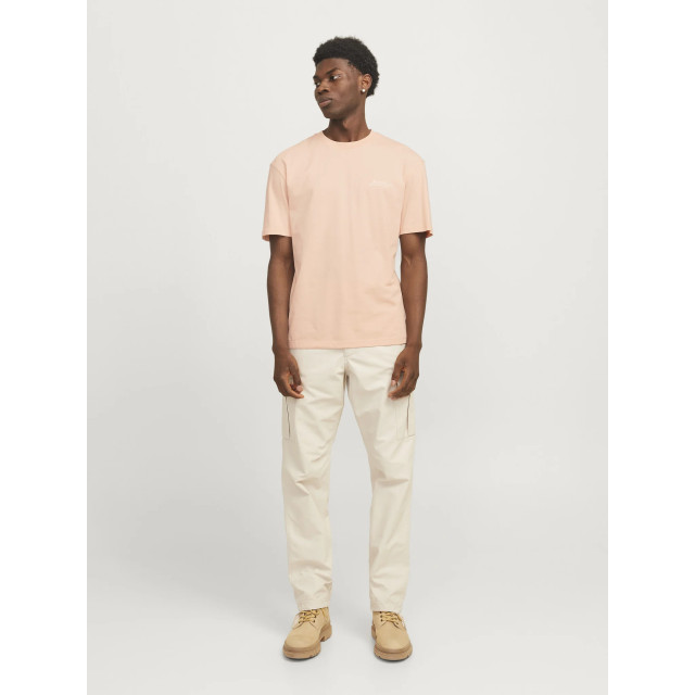 Jack & Jones Heren t-shirt jjbeau ronde hals 12268434-Roze large