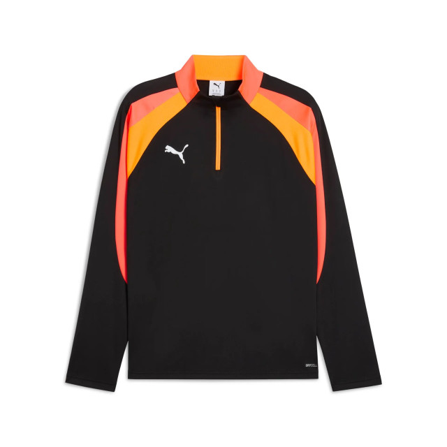 Puma individualliga 1/4 zip top t-shirt voetbal train lm heren - 068293_990-S large