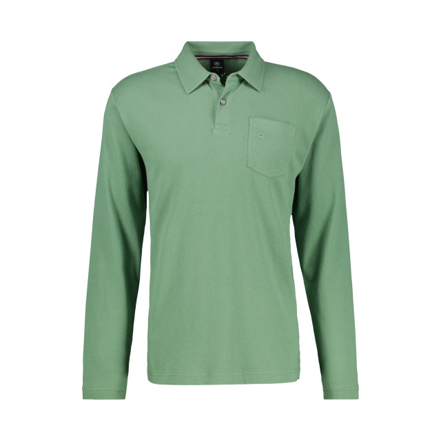 Lerros Heren polo 2524243 612 sage green Lerros Trui 2524243 612SageGreen large