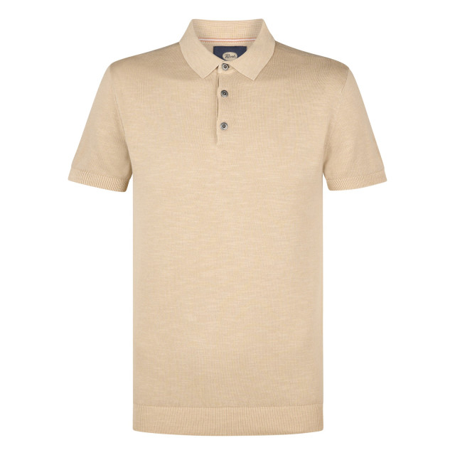 Petrol Industries Heren polo m-1050-kwc207 7130 light tan Petrol M 1050 KWC207 7130LightTan large