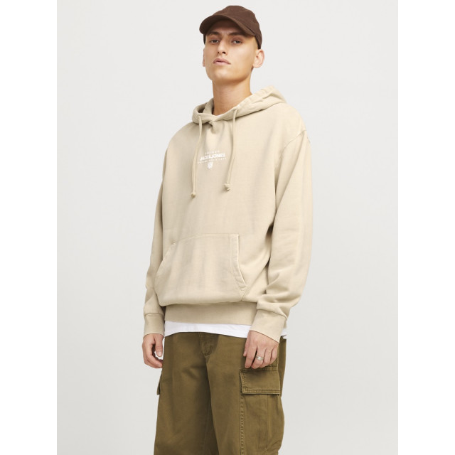 Jack & Jones Jprbluaxton sweat hood zand 5209.04.0024 large