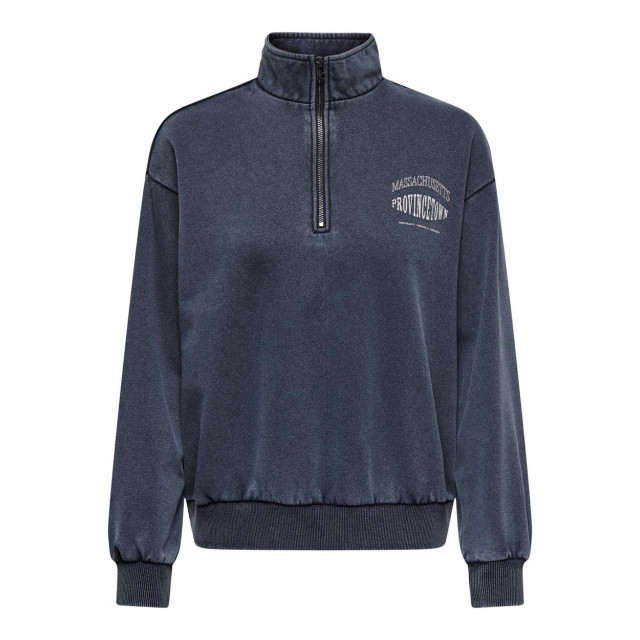 Only Onlhenrietta ls half zip print swt antraciet 4209.85.0009 large Only Onlhenrietta ls half zip print swt antraciet 4209.85.0009 large