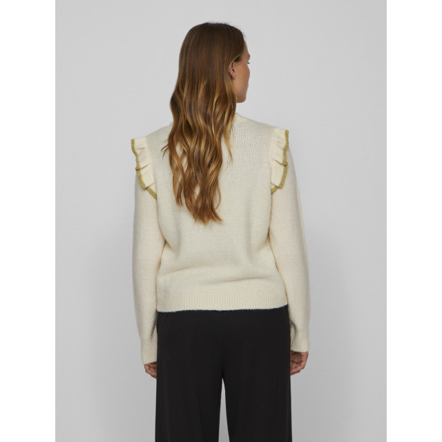 Vila Vinanzy ls o-neck flounce beige 4219.05.0006 large Vila Vinanzy ls o-neck flounce beige 4219.05.0006 large