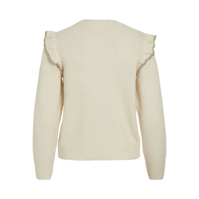 Vila Vinanzy ls o-neck flounce beige 4219.05.0006 large Vila Vinanzy ls o-neck flounce beige 4219.05.0006 large