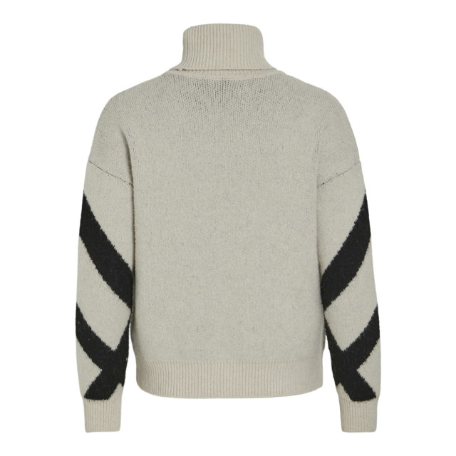 Vila Vicille rollneck ls jacquard knit zand dessin 4219.06.0025 large