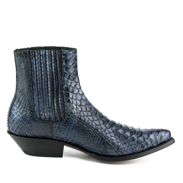 Mayura Boots Cowboy laarzen 2575- azul marino- size 41 2575-PYTHON AZUL MARINO- Size 46 large
