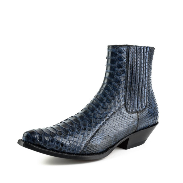 Mayura Boots Cowboy laarzen 2575- azul marino- size 41 2575-PYTHON AZUL MARINO- Size 46 large