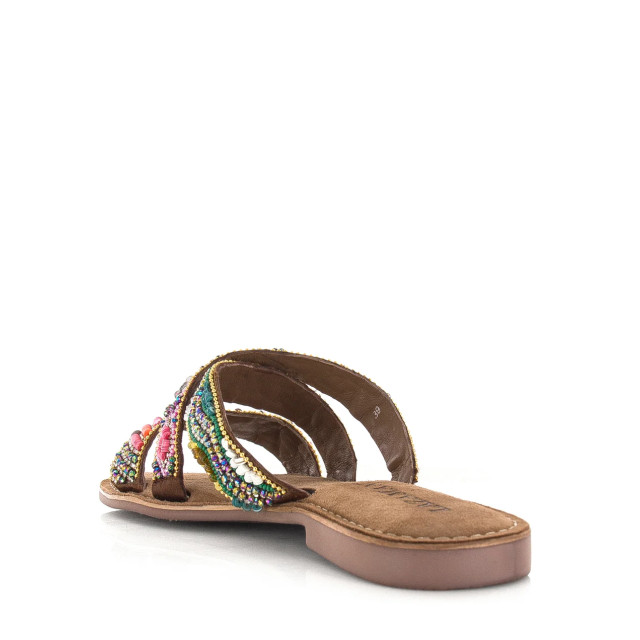 Lazamani versierde slippers met suède leren slippers dames LA75437 large