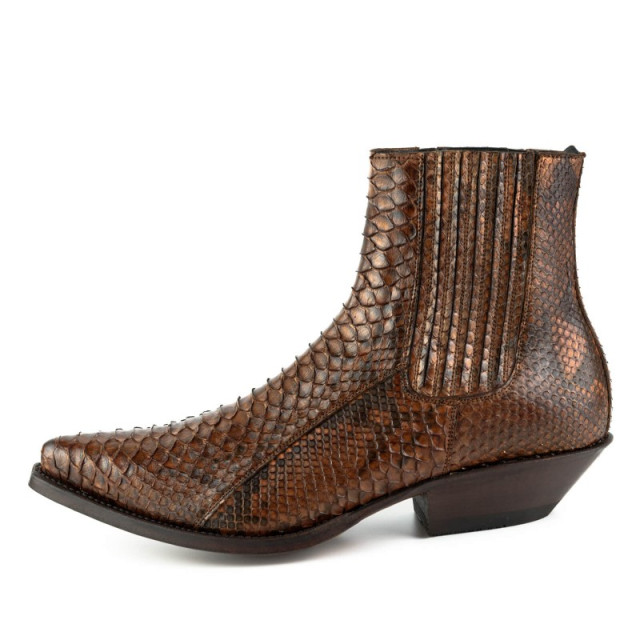 Mayura Boots Cowboy laarzen 2575- cognac- size 41 2575-PYTHON COGNAC- Size 41 large