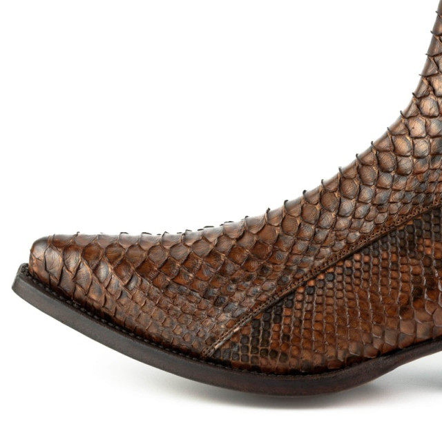 Mayura Boots Cowboy laarzen 2575- cognac- size 41 2575-PYTHON COGNAC- Size 41 large