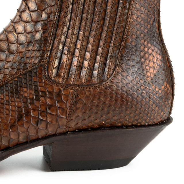 Mayura Boots Cowboy laarzen 2575- cognac- size 41 2575-PYTHON COGNAC- Size 41 large