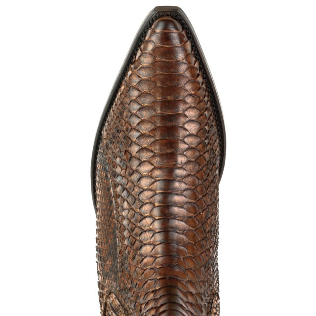 Mayura Boots Cowboy laarzen 2575- cognac- size 41 2575-PYTHON COGNAC- Size 41 large