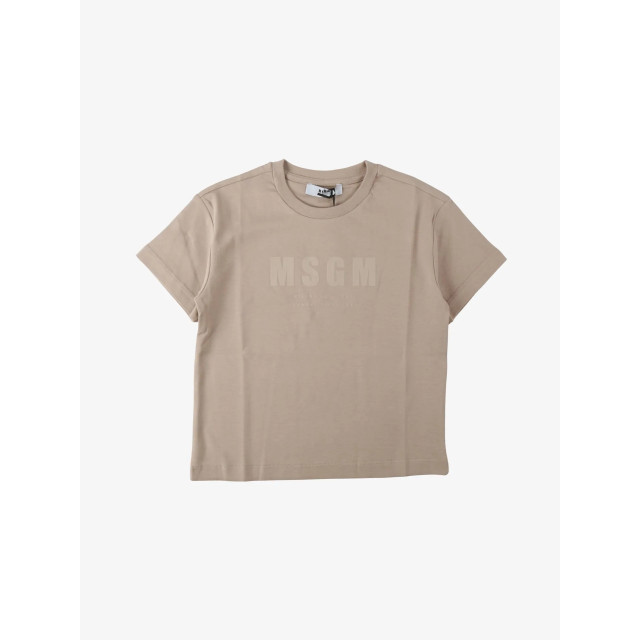 Msgm Jongens t-shirt light interlock S5MSJUTH170-MS014 large Msgm Jongens t-shirt light interlock S5MSJUTH170-MS014 large